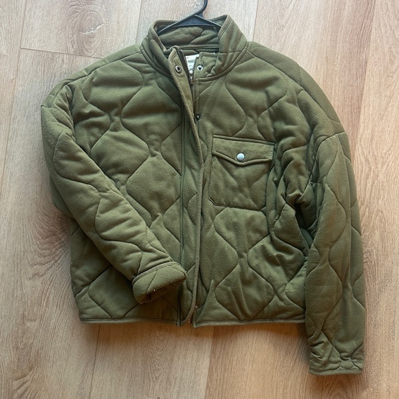 Universal Thread Jackets & Blazers - Olive Quilted Jacket